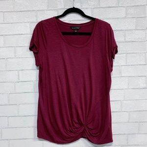 Rock & Republic Burgundy Tee - Size XL